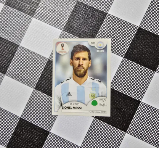 Figurinha Messi Copa 2018