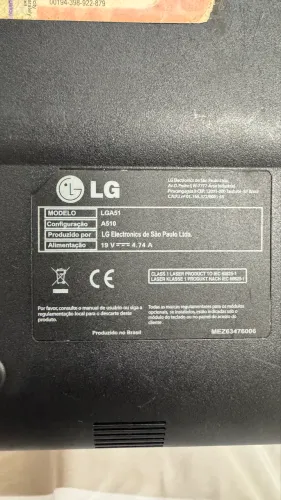 Notebook LG A510 Core i7 + NVIDIA + SSD - Revisado e pronto para uso