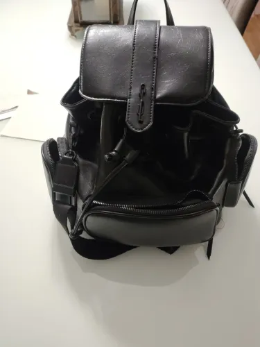 Mochila Material Rustico Preto Black