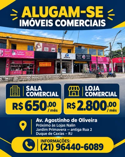 Loja em Jardim Primavera- Duque de Caxias