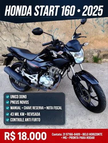 Honda Start 160 2025 Único Dono