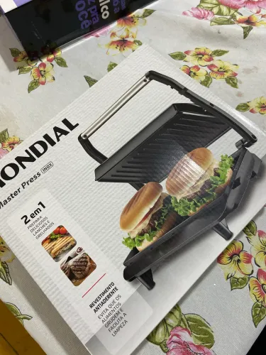 Torradeira mondial master press inox 