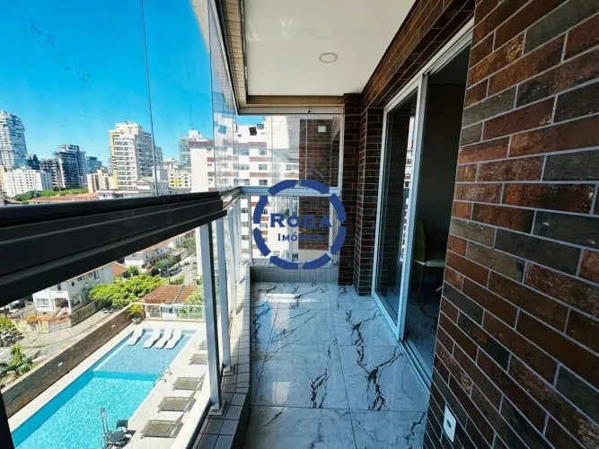 Apartamento residencial à venda em Santos (Campo Grande) 40m², 1 dormitorio, lazer comple