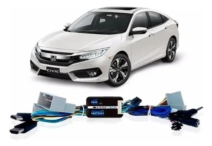 Interface Vídeo Honda Civic 17/21 Cr-v 18/20 - farftech Ft-vf-hnd2