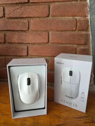 MOUSE FENNER PIXART 3395 BRANCO TOP!!!