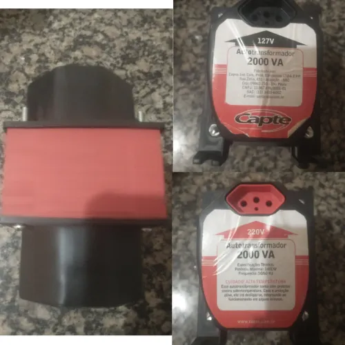 Autotransformador 2000 VA - 220V / 127V
