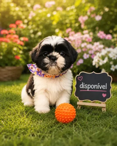 SHIH TZU macho vacinados
