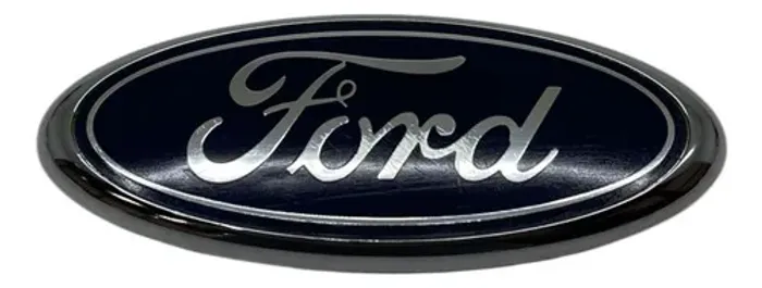 Emblema Tampa Traseira Ford Ka Hatch 2016 2017 2018 Original Azul