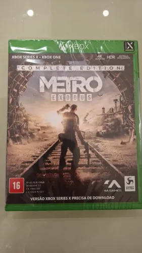 METRO EXODUS COMPLETE EDITION XBOX SERIES LACRADO RARIDADE MÍDIA FÍSICA