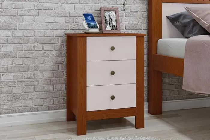 Cômoda  De Cama Solteiro