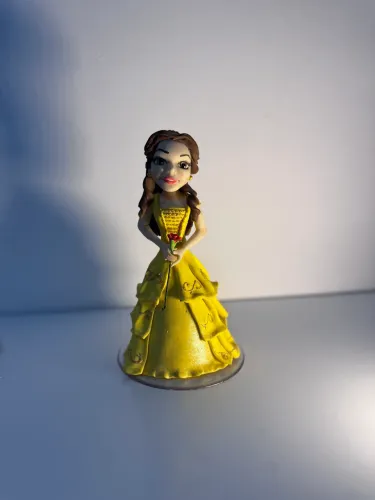 Boneca de biscuit princesa do filme bela e a fera