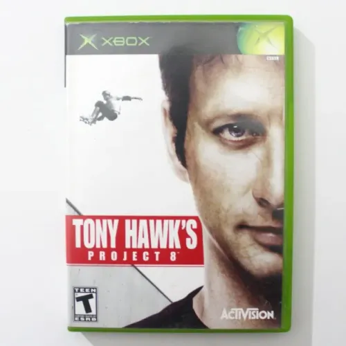 Tony Hawk's Project 8 para Xbox original completo em perfeito estado de conservação