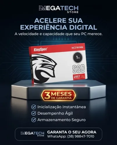 SSD NVMe 1TB COM 3 MESES DE GARANTIA
