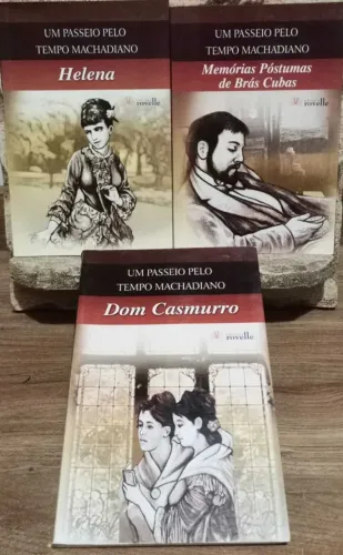 Trio de livros Machado de Assis