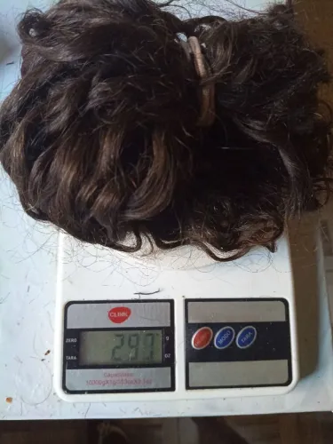 Cabelo humano cacheado