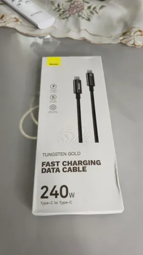 Baseus 240W USB-C Tipo Cabo Para iPhone 15 PD3.1 Super Carga - 2 METROS