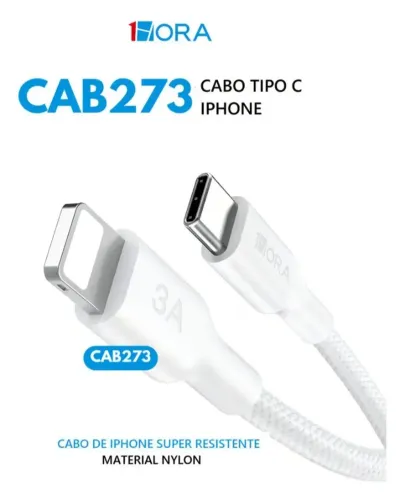 Cabo Tipo C para Iphone 3A