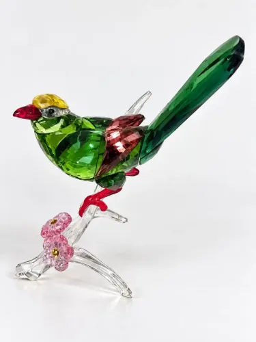 Swarovski Green Magpie 5244650 Pássaro de Cristal Original com Caixa