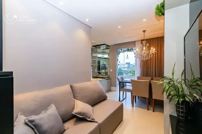 Apartamento Mobiliado com 3 quartos em condomínio clube no Xaxim