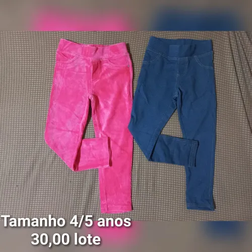 Lote de roupas infantil menina tamanho 4 anos