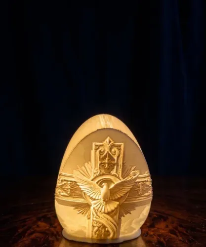 Luminária religiosa Divino espírito santo