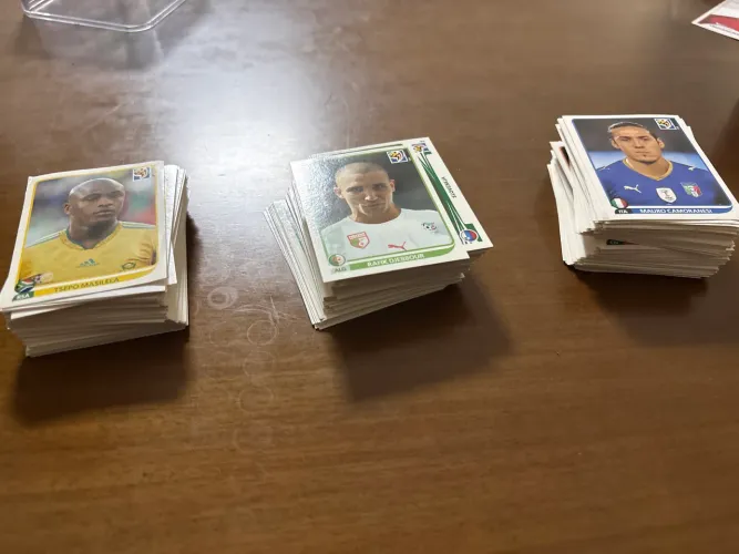 378 Figurinhas sortidas Álbum Copa 2010
