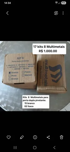 KIT 8 MULTIMETAIS PARA VIDRAÇARIA