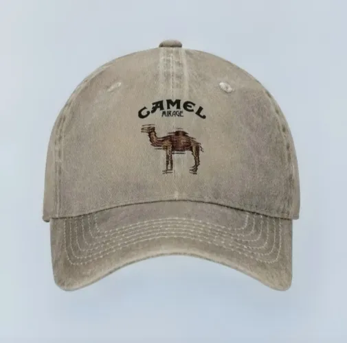 Boné Camel Mirage (Caqui, Efeito Envelhecido)