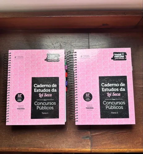 Caderno de Estudos da Lei Seca Rosa - Juspodivm 