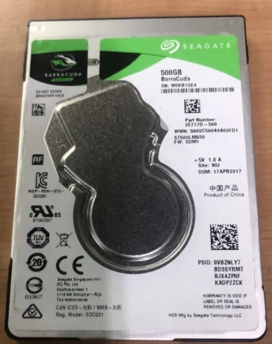 Lote de 05 HDs SATA Slim 2.5 para notebook usados