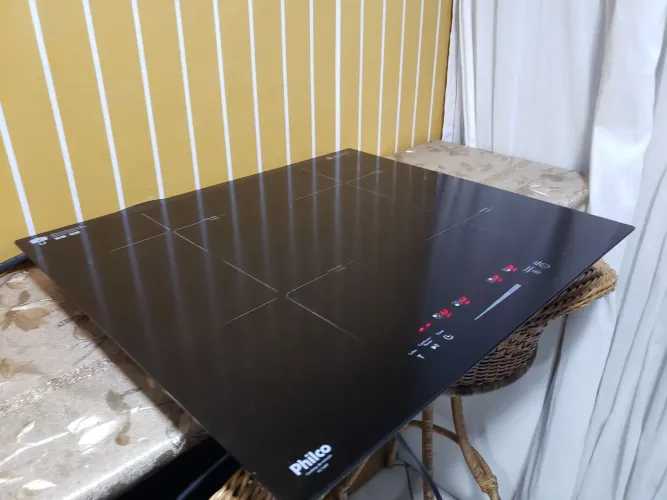 Cooktop de indução 4 bocas funcionando perfeitamente 