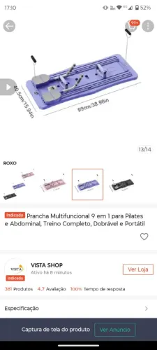 Prancha multifuncional 9 em 1 para Pilates - Shoppe