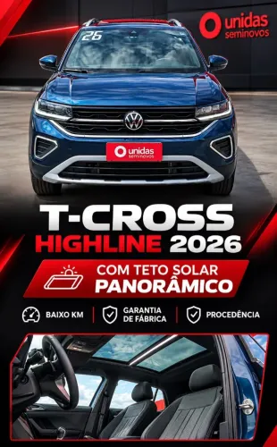 Volkswagen T-Cross Highline 1.4 TSI Flex 16V 5P AUT 2026