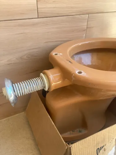 Vaso sanitário marrom