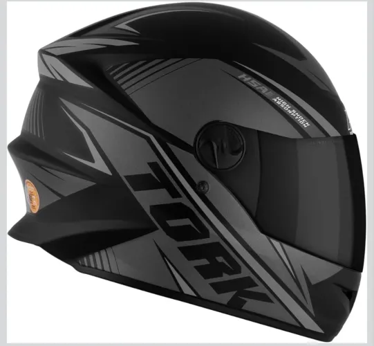 Capacete Pro Tork R8 Preto tamanho 60. LACRADO