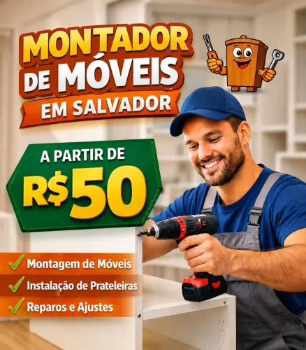Montador de móveis em Salvador