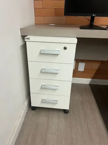 2 Gaveteriros de apoio para escritório marca Artflex 2 unidades