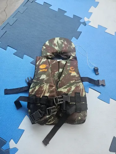Colete salva vidas infantil 30kg novo