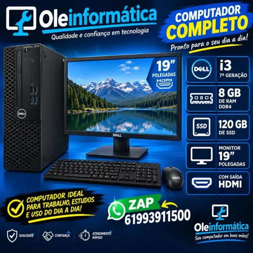 COMPUTADOR COMPLETO PARA ESCRITÓRIO OU LOJAS