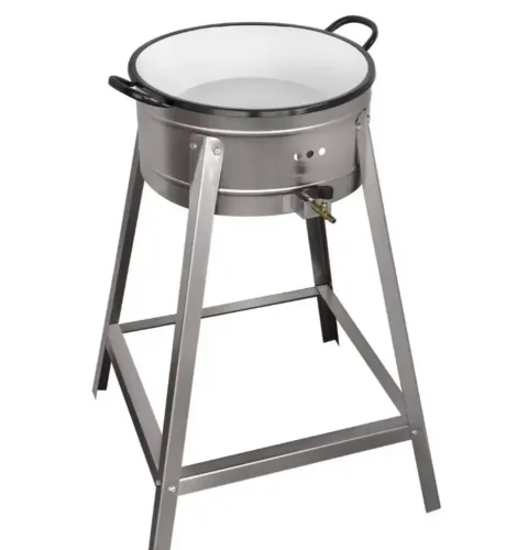 Fritador pasteleiro alta pressão chapa inox 10 lt