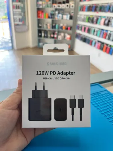 Carregador Samsung 120W PD - Entrega Grátis