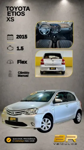 Toyota Etios XS 1.5 Flex 16V 5P Mec. 2015