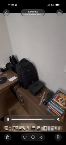 Mesa em L madeira escritório 