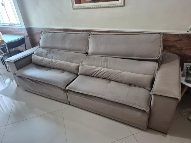 Sofá retrátil reclináveis com 2.90m