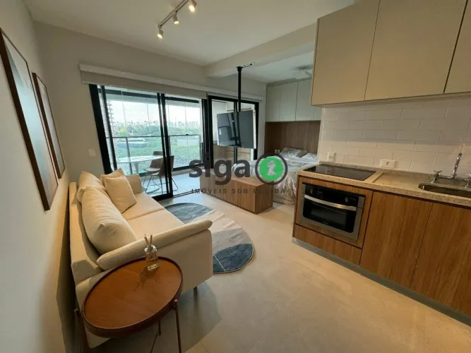 STUDIOS 38M² MOBILIADO PARA LOCAÇÃO EM MOEMA