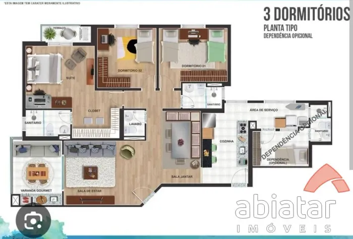 Cota do Grupo 15 à venda no Parque Firenze - Embu das Artes/SP - 125m² - 3 dormitórios