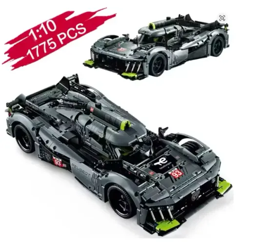 BLOCO Lego importado PEUGEOT 9X8 24H de LeMans - 1800PÇ - NOVA