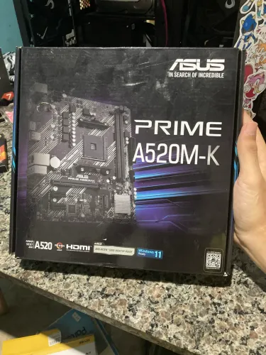 Placa mãe NOVA a520m k asus