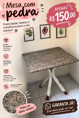 Mesa de pedra