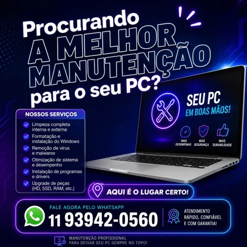 Manutenção pc e notebook